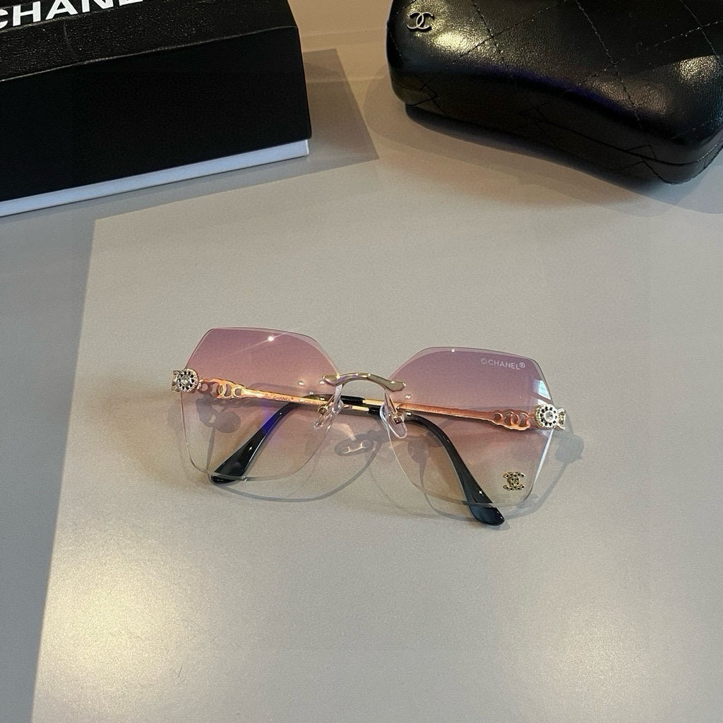 Luxury Rimless Sunglasses