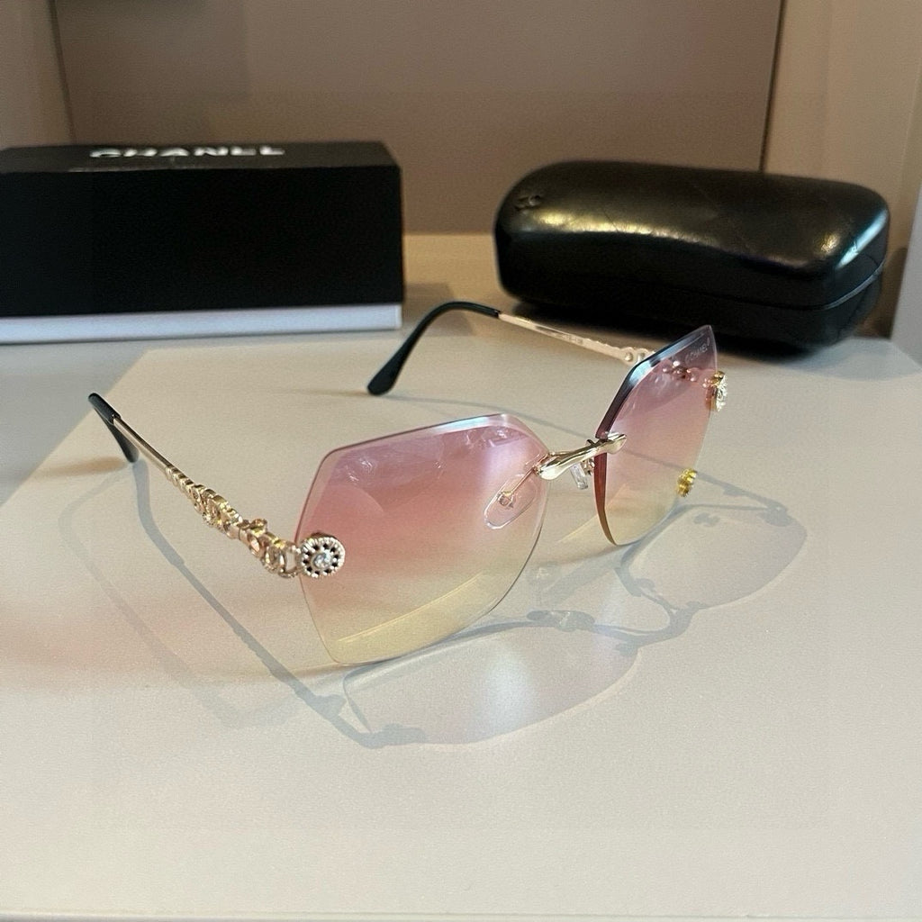 Luxury Rimless Sunglasses