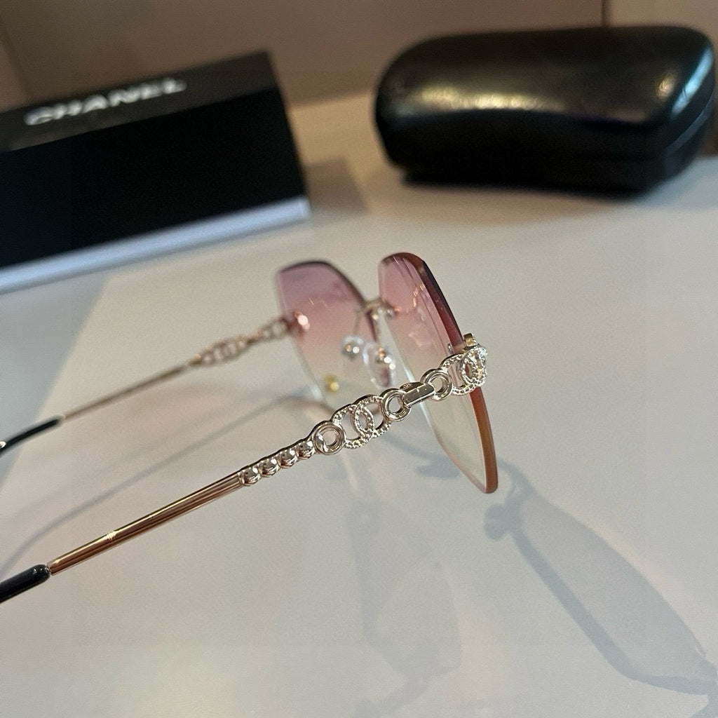 Luxury Rimless Sunglasses