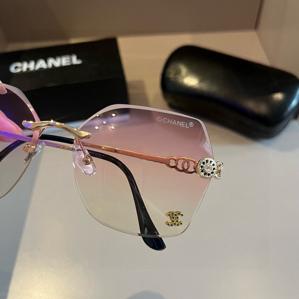 Luxury Rimless Sunglasses