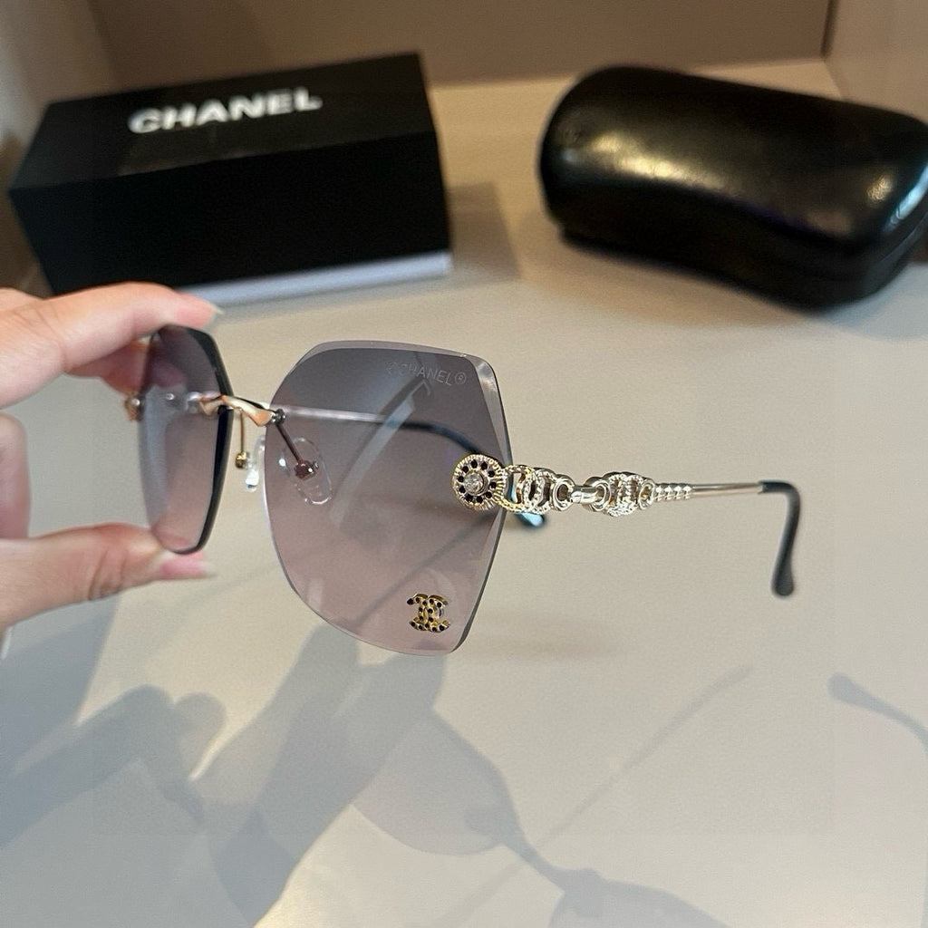 Luxury Rimless Sunglasses