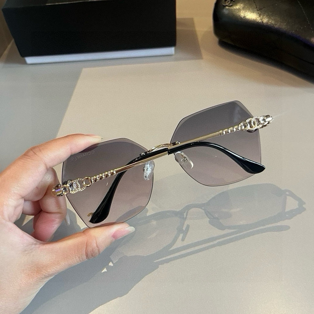 Luxury Rimless Sunglasses