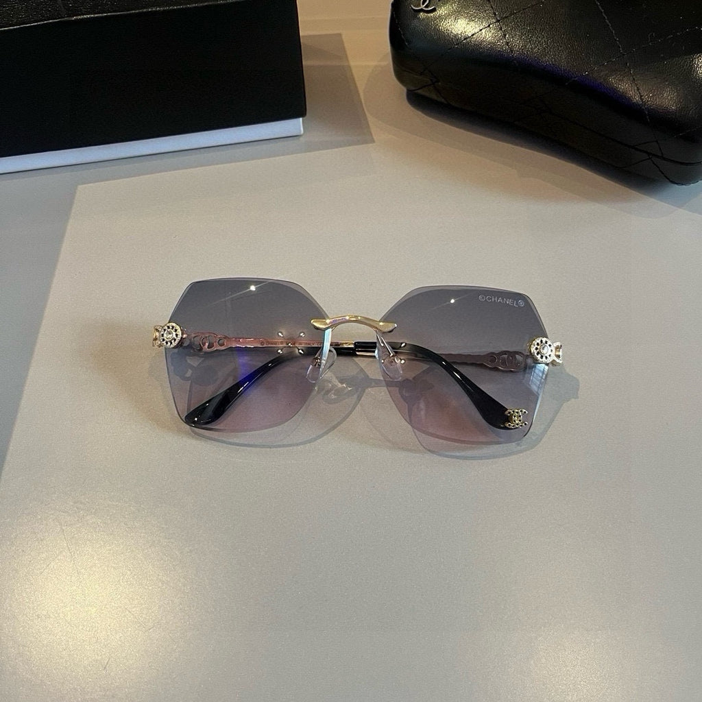 Luxury Rimless Sunglasses