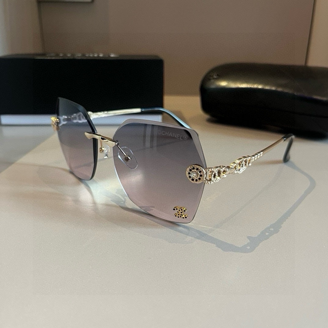 Luxury Rimless Sunglasses