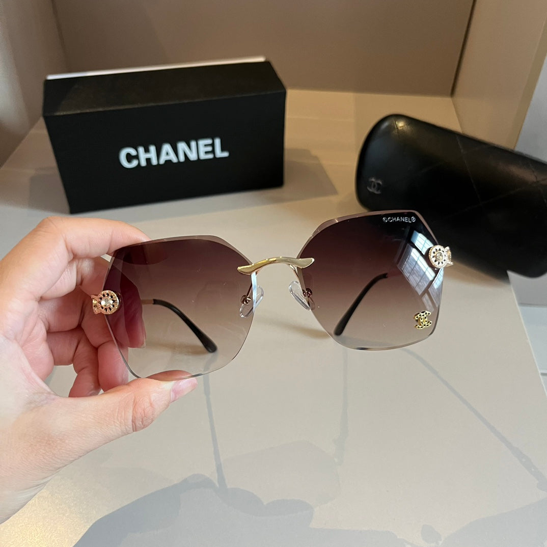 Luxury Rimless Sunglasses