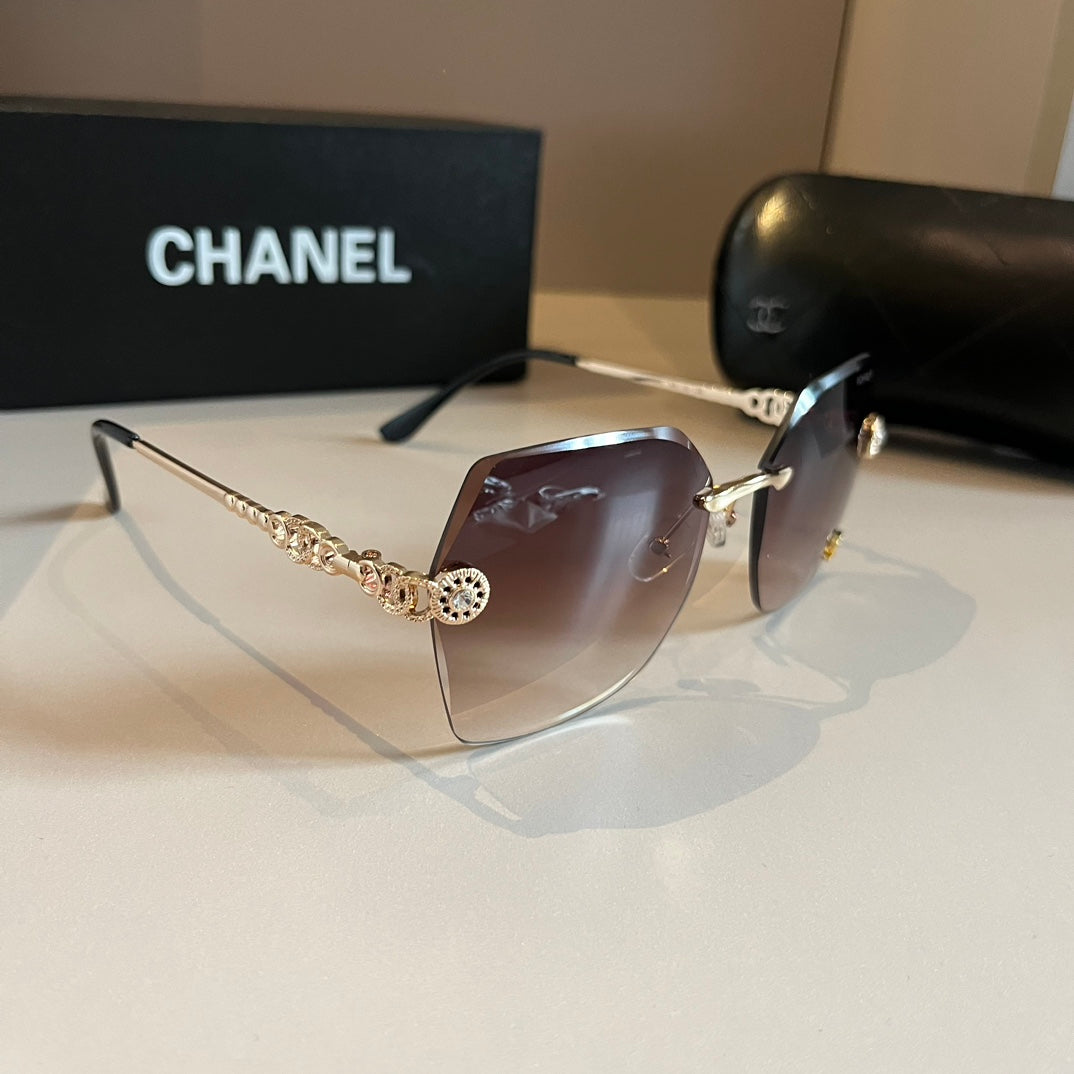 Luxury Rimless Sunglasses