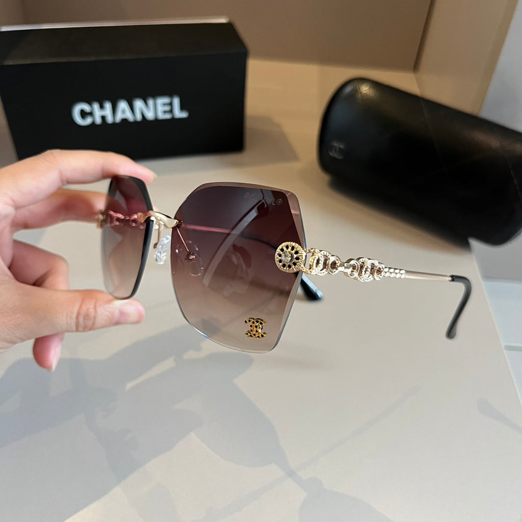 Luxury Rimless Sunglasses