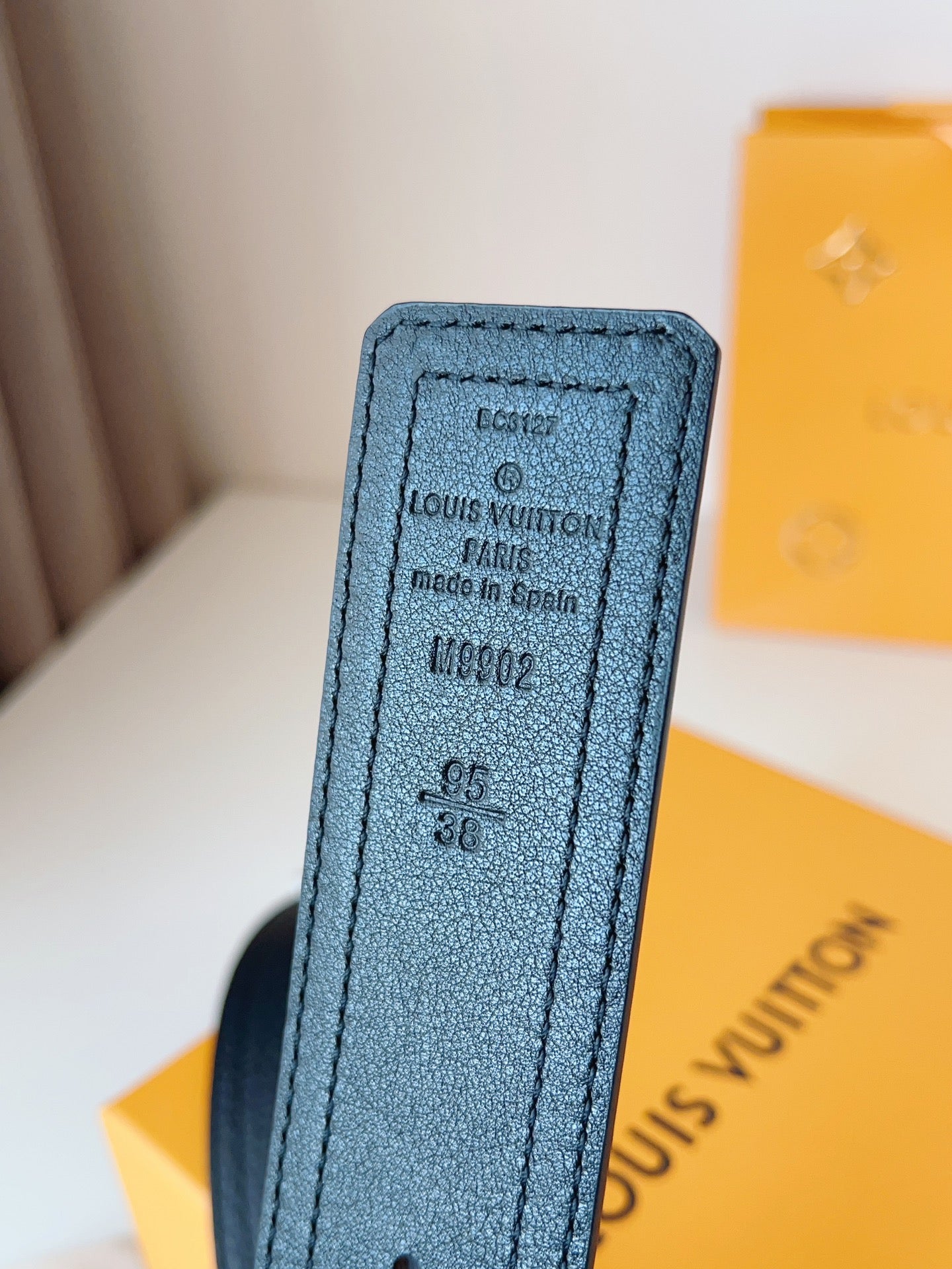 Pebbled Leather Belt