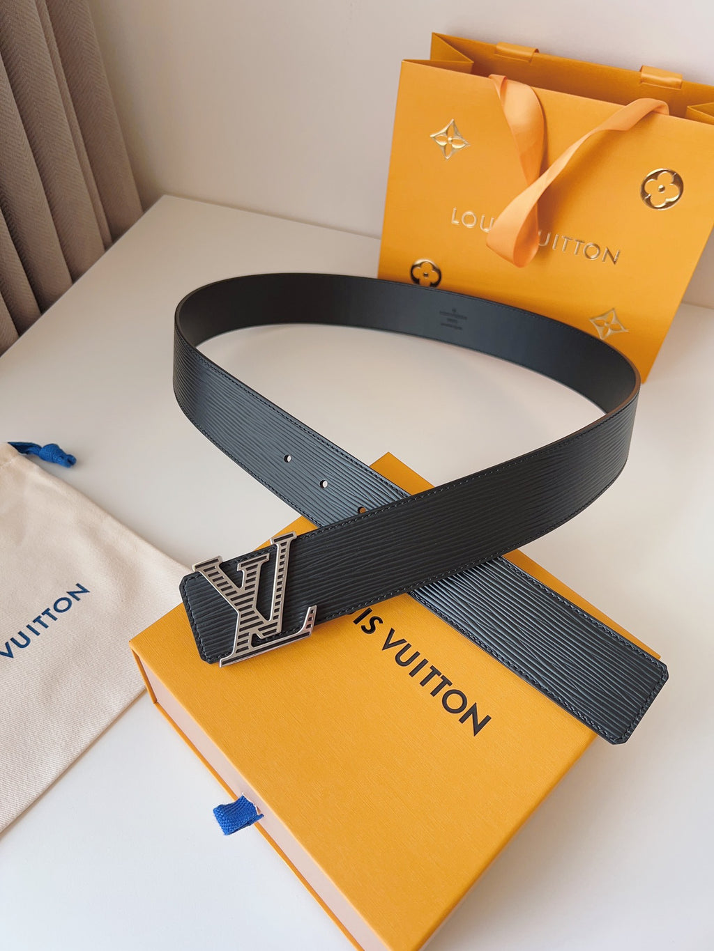 Epi Leather LV Initiales Belt