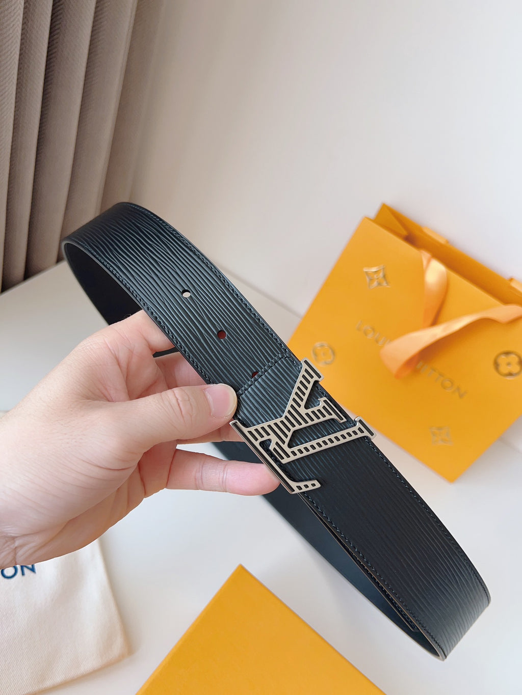 Epi Leather LV Initiales Belt