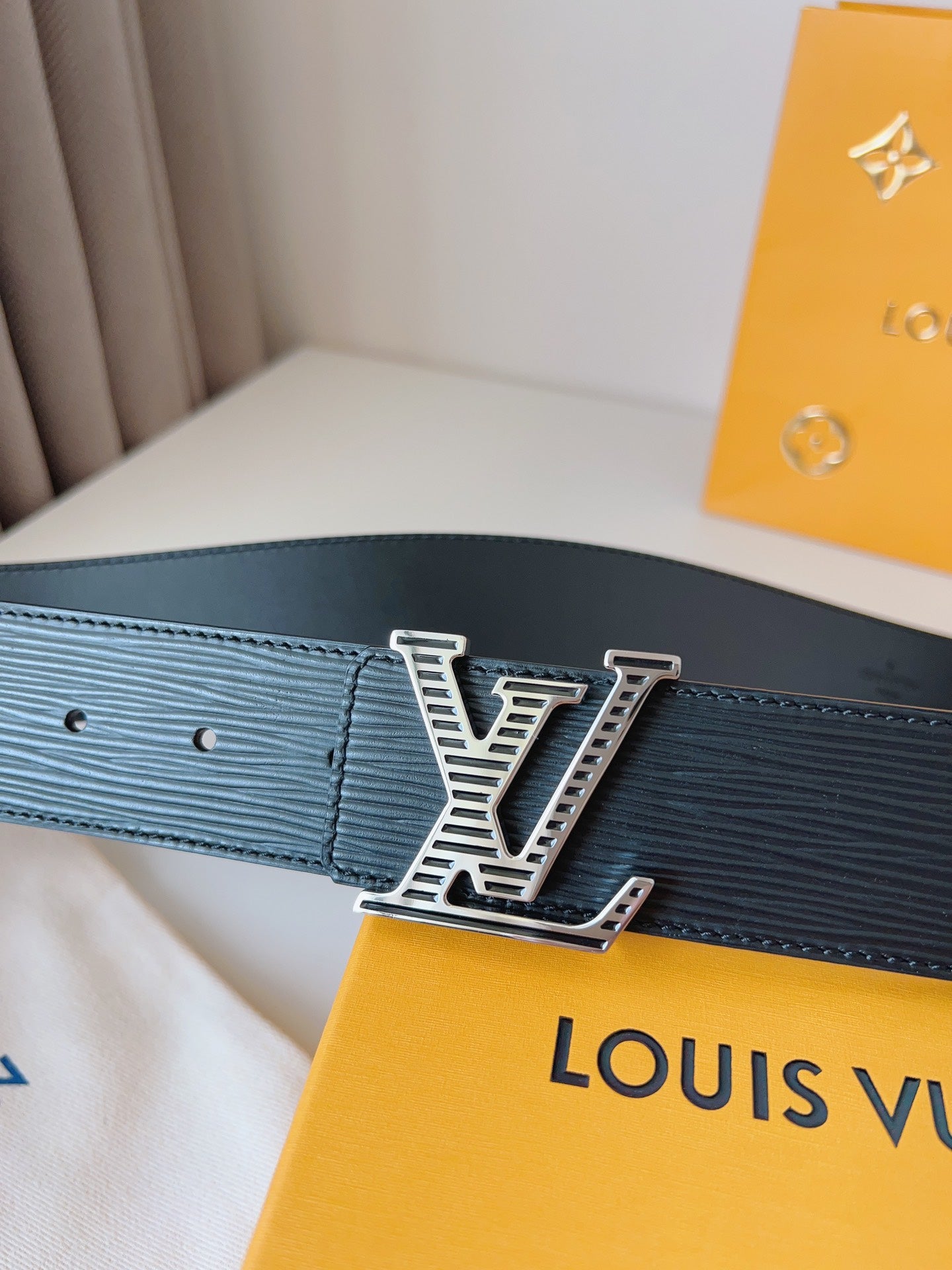 Epi Leather LV Initiales Belt