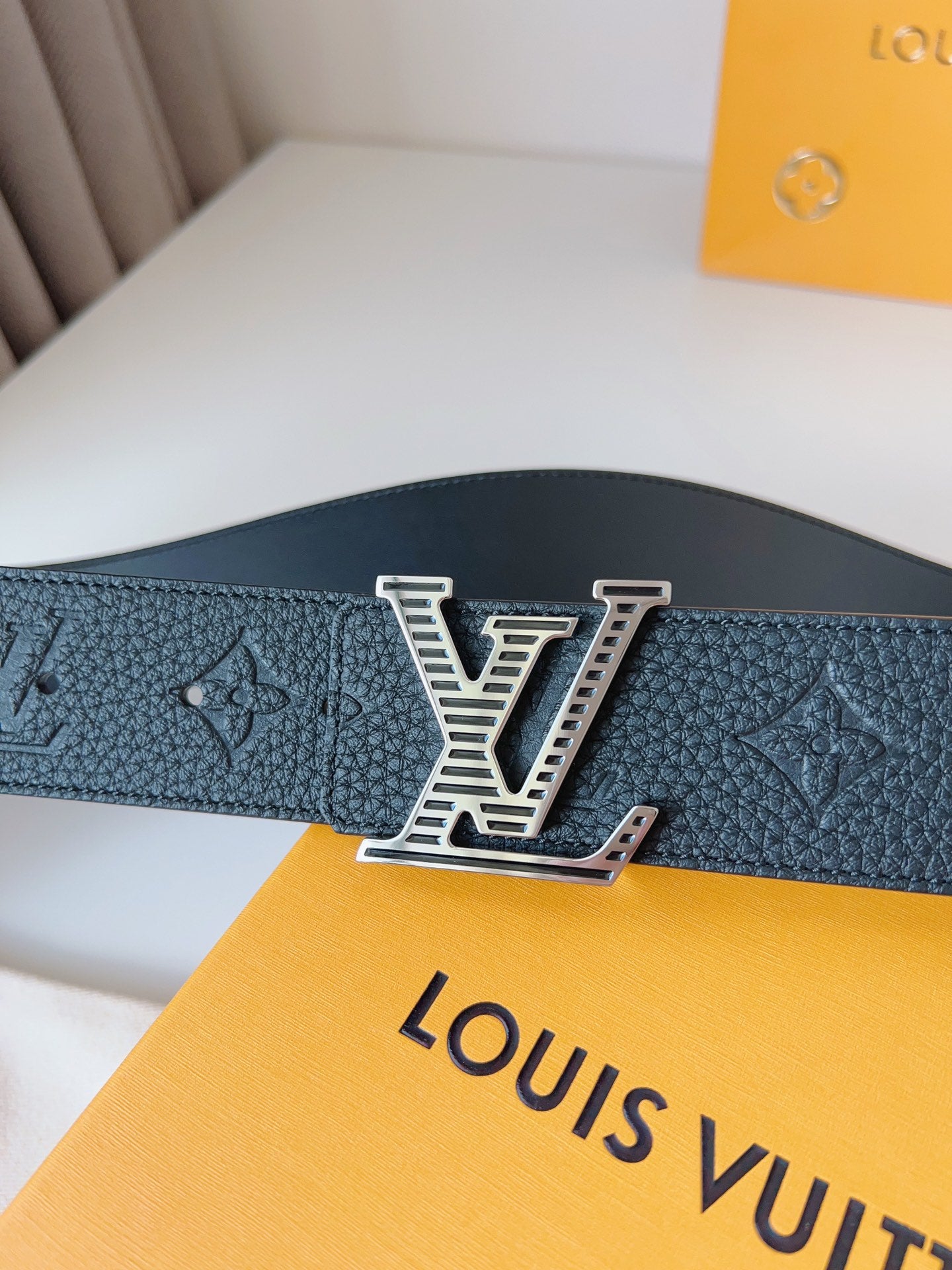 Monogram Leather Belt