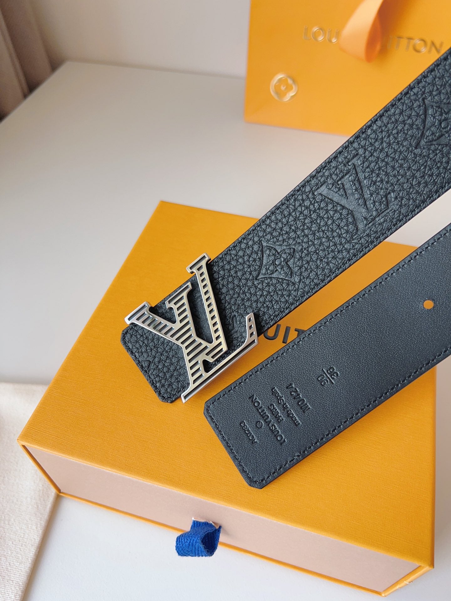 Monogram Leather Belt