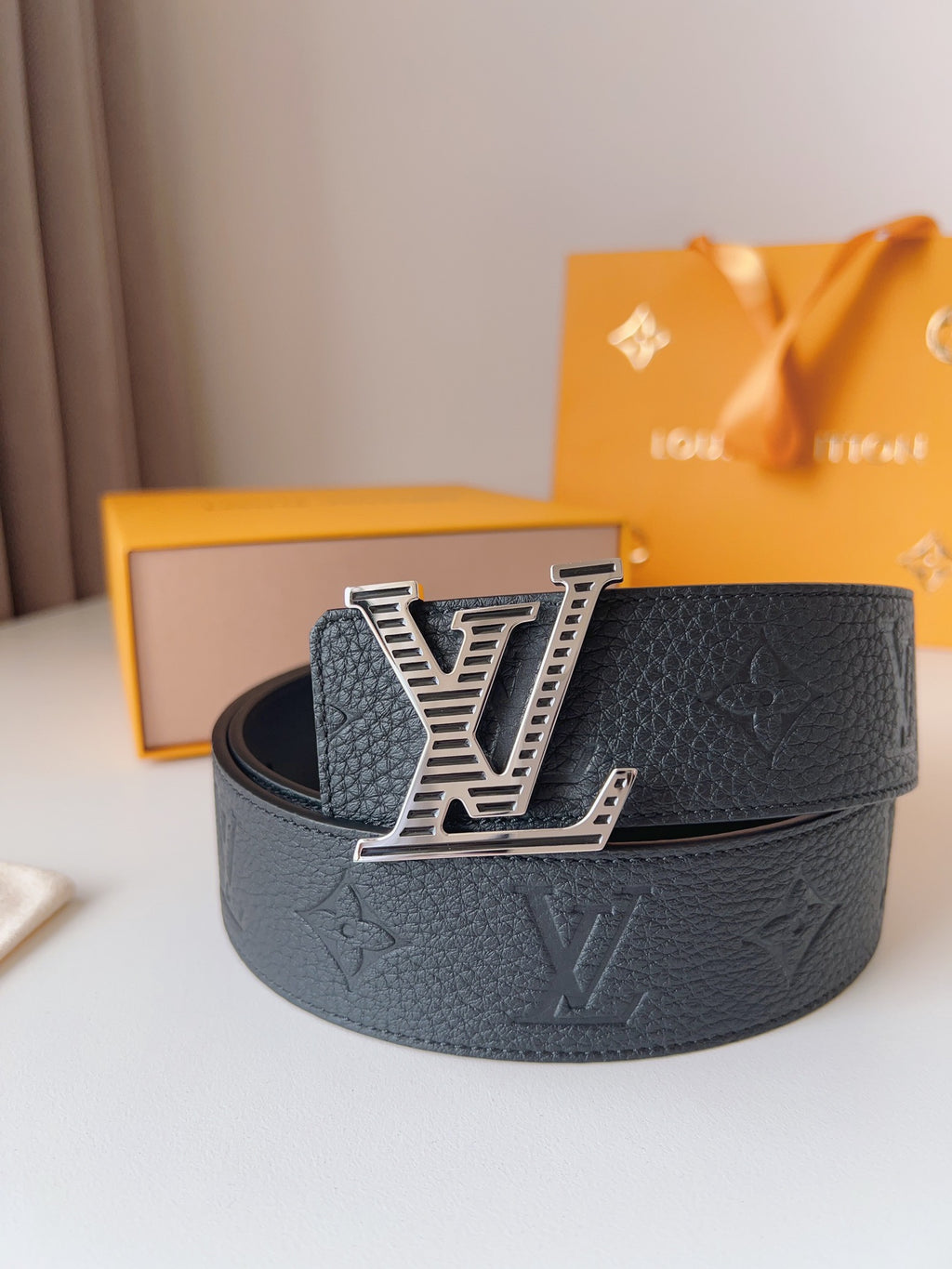 Monogram Leather Belt