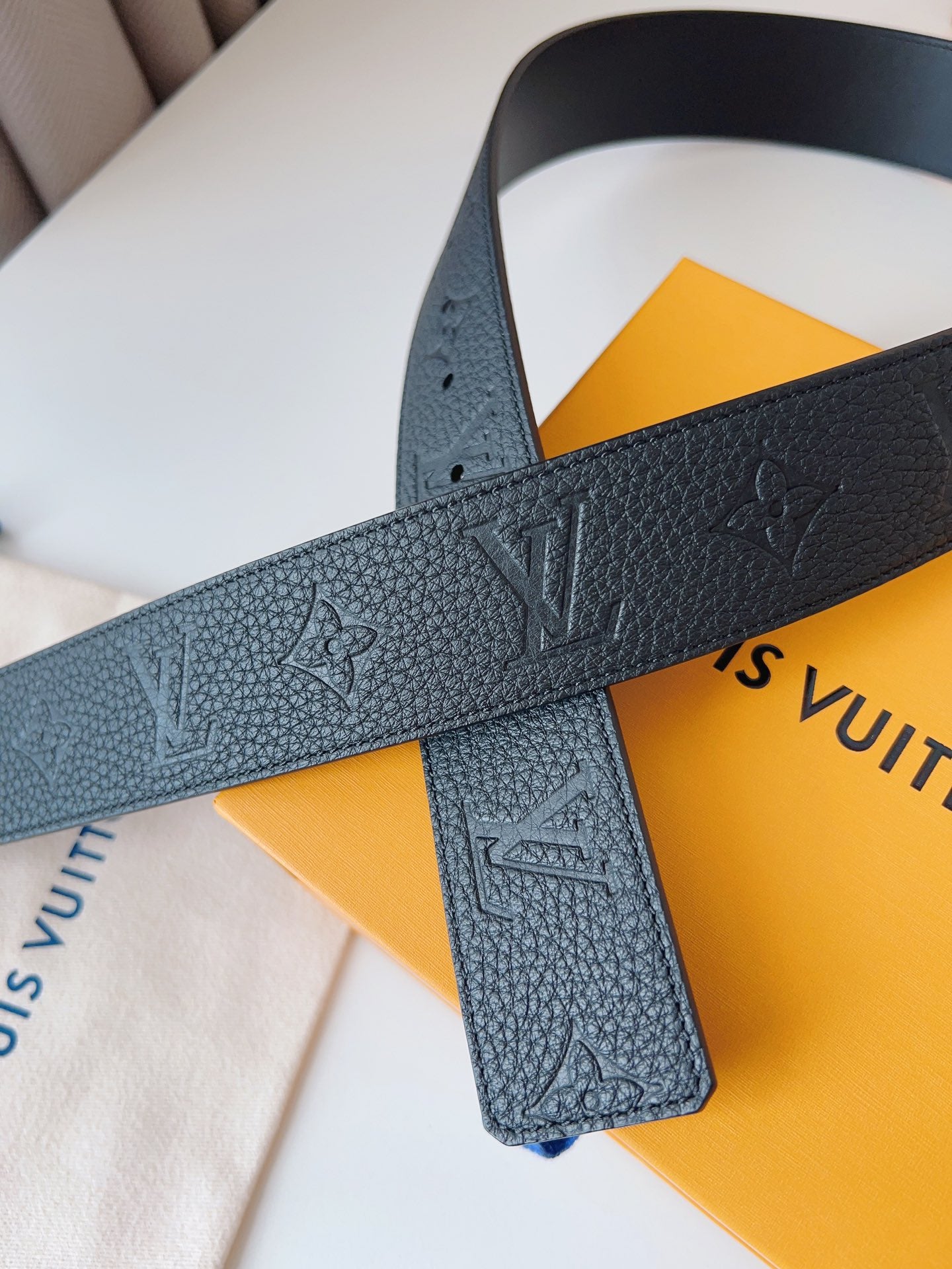 Monogram Leather Belt