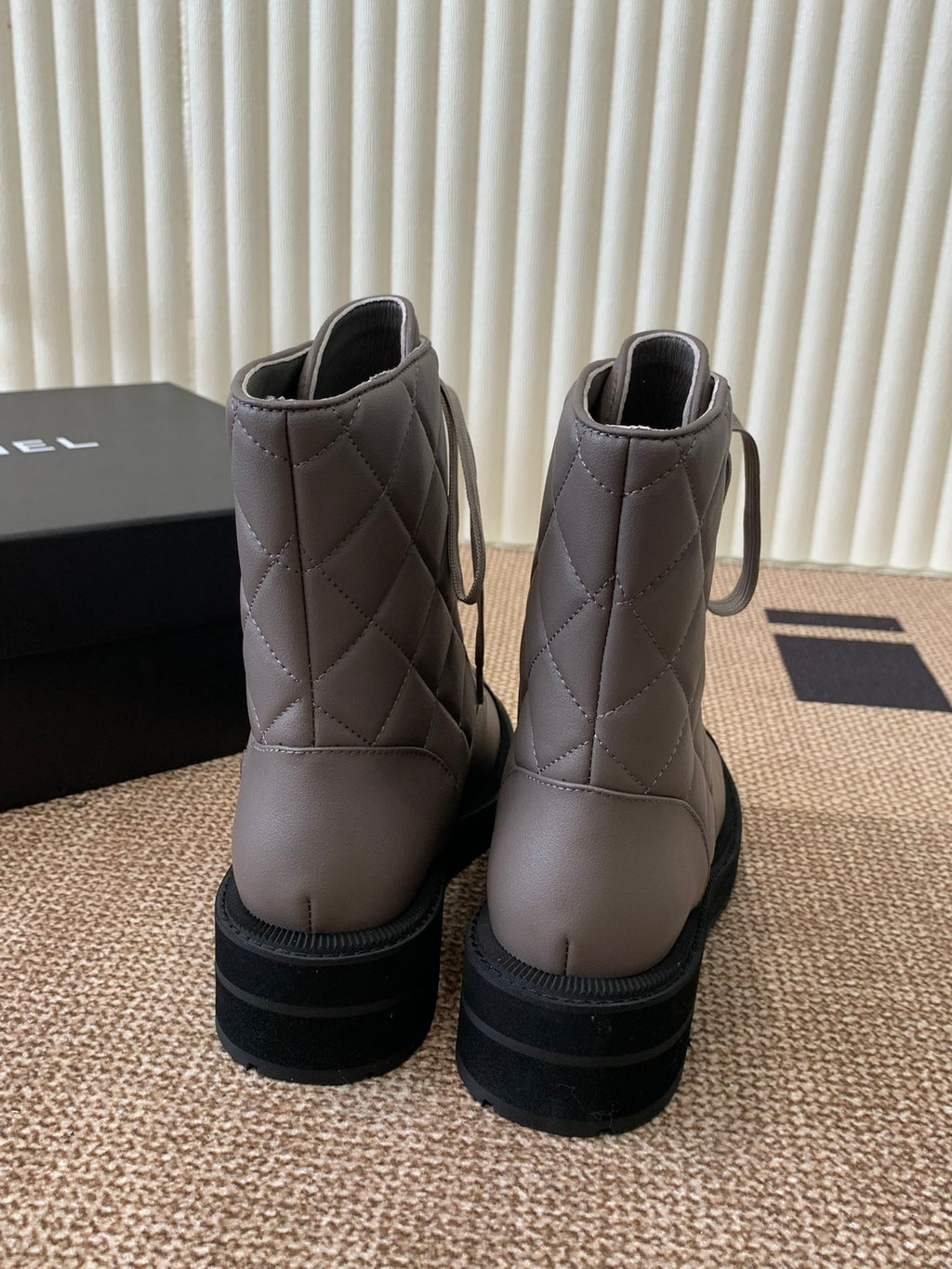 Two-Tone Combat Boots