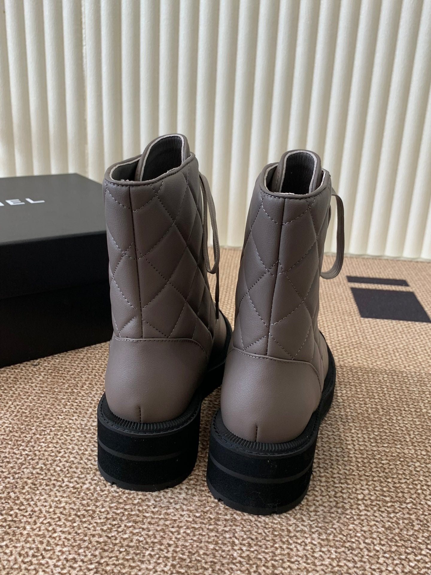 Two-Tone Combat Boots