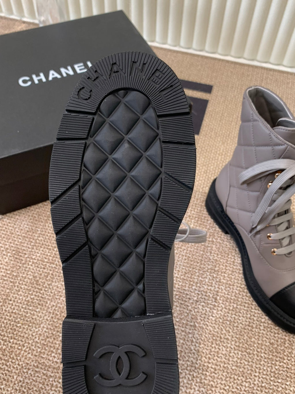 Two-Tone Combat Boots