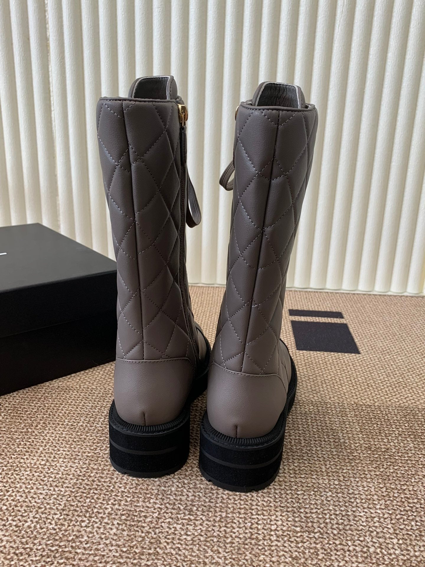 Two-Tone Combat Boots