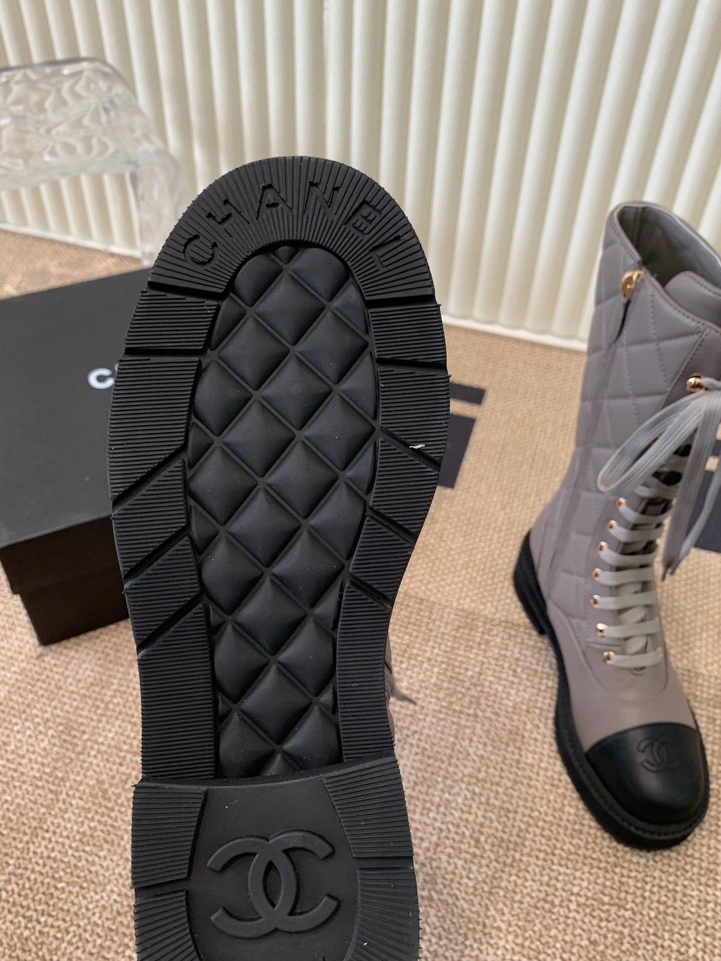 Two-Tone Combat Boots