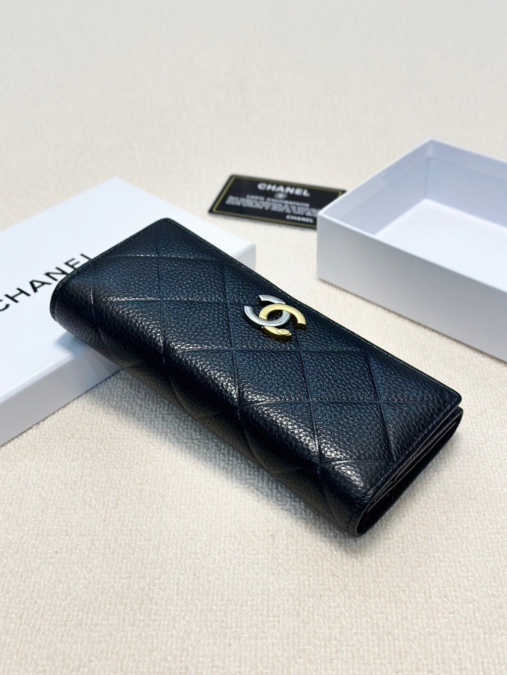 Classic Quilted Leather Wallet