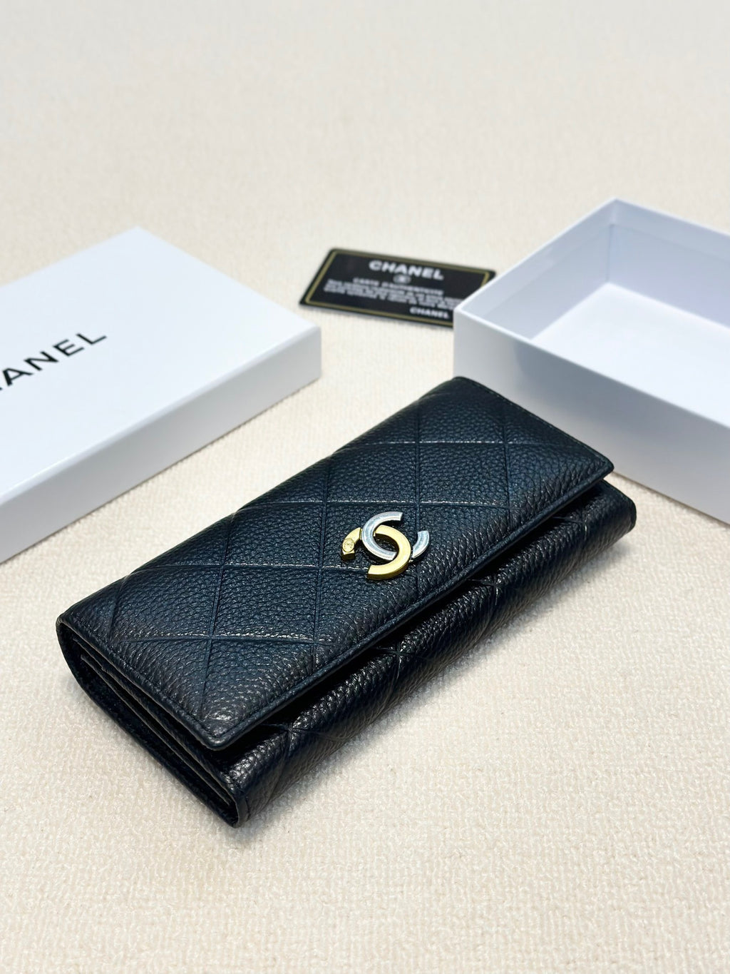 Classic Quilted Leather Wallet