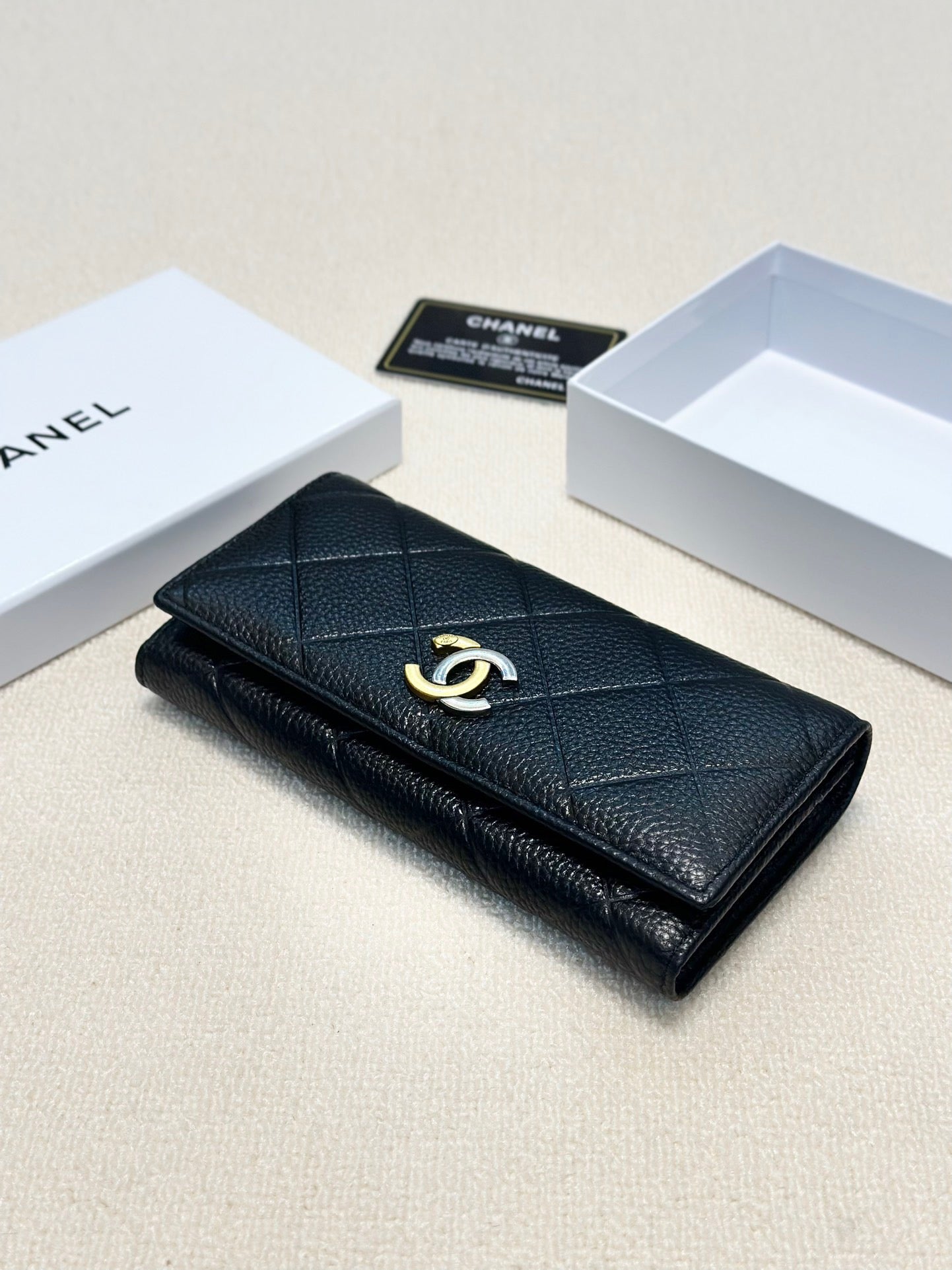 Classic Quilted Leather Wallet