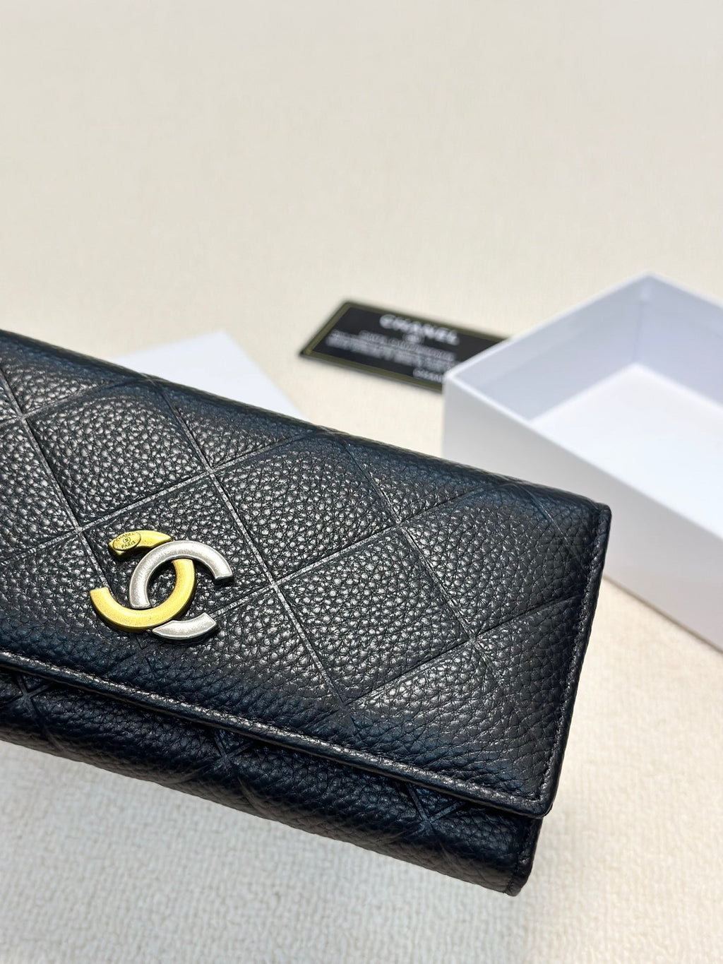 Classic Quilted Leather Wallet