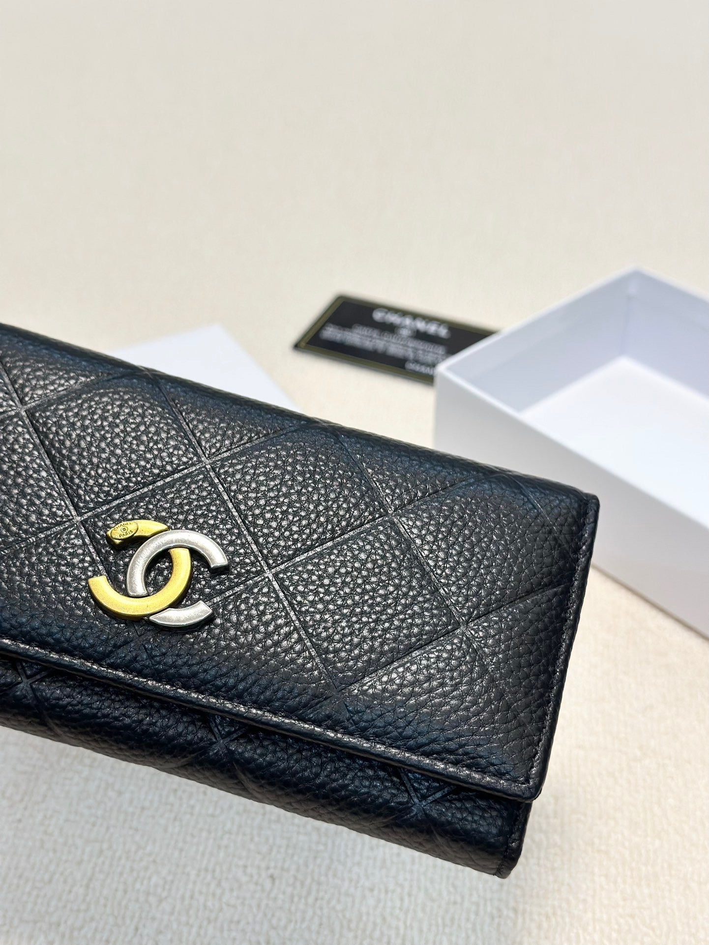 Classic Quilted Leather Wallet