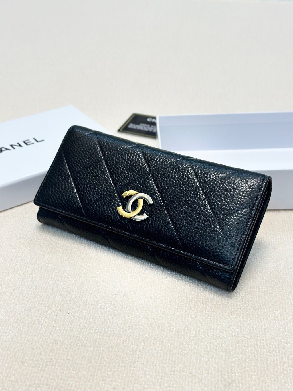 Classic Quilted Leather Wallet