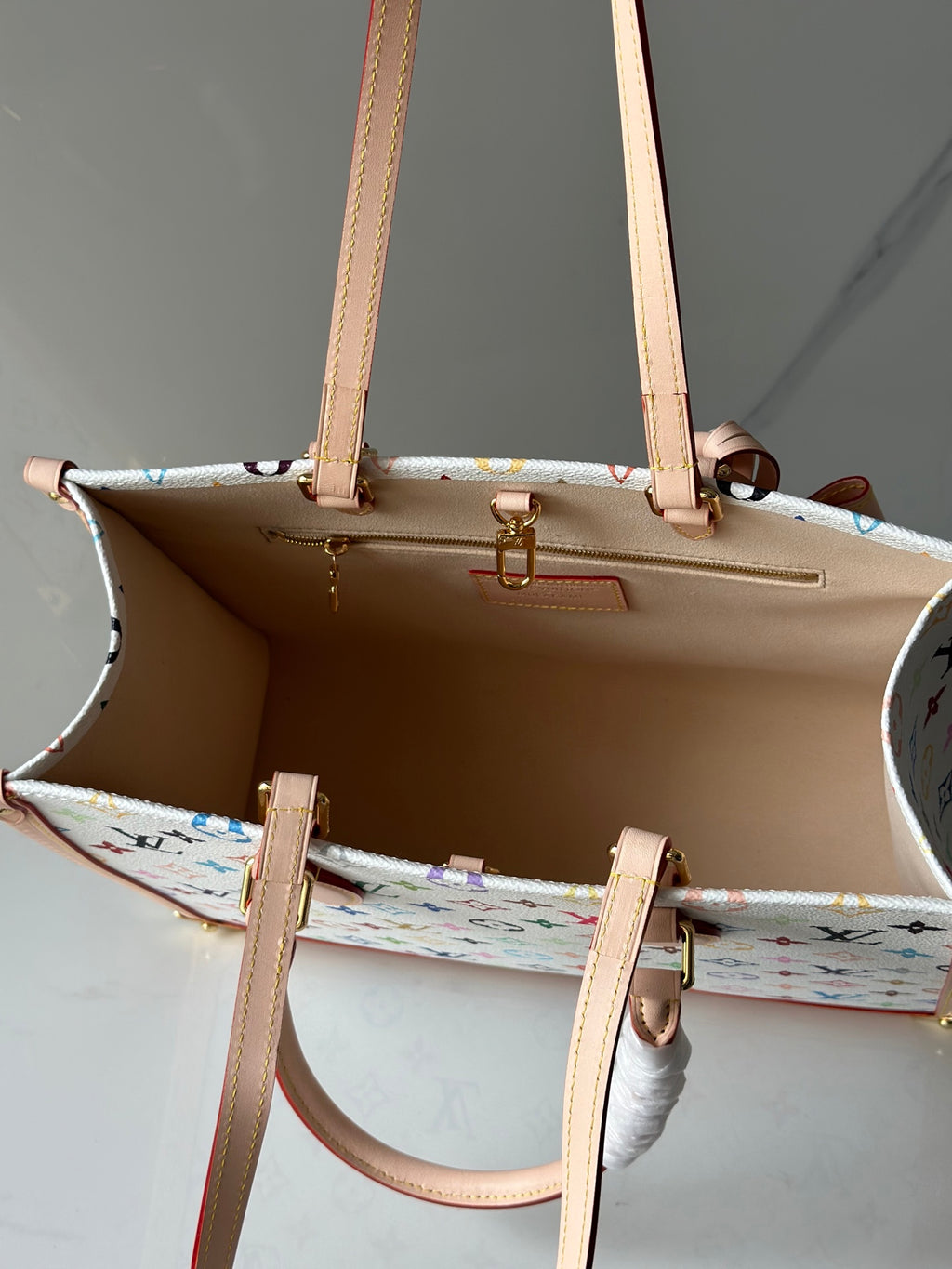 OnTheGo MM Multicolor Monogram Canvas Tote Bag