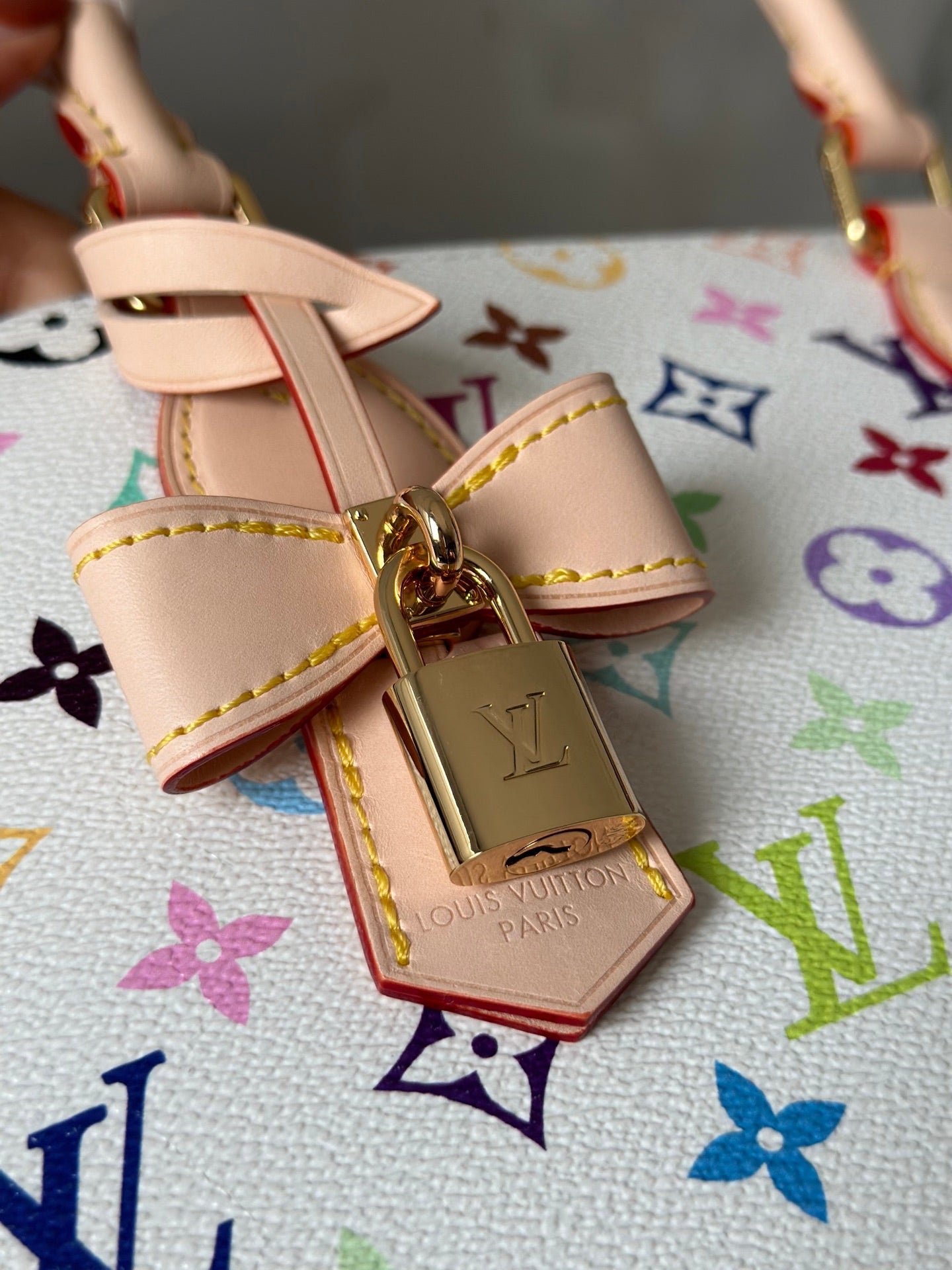 OnTheGo MM Multicolor Monogram Canvas Tote Bag