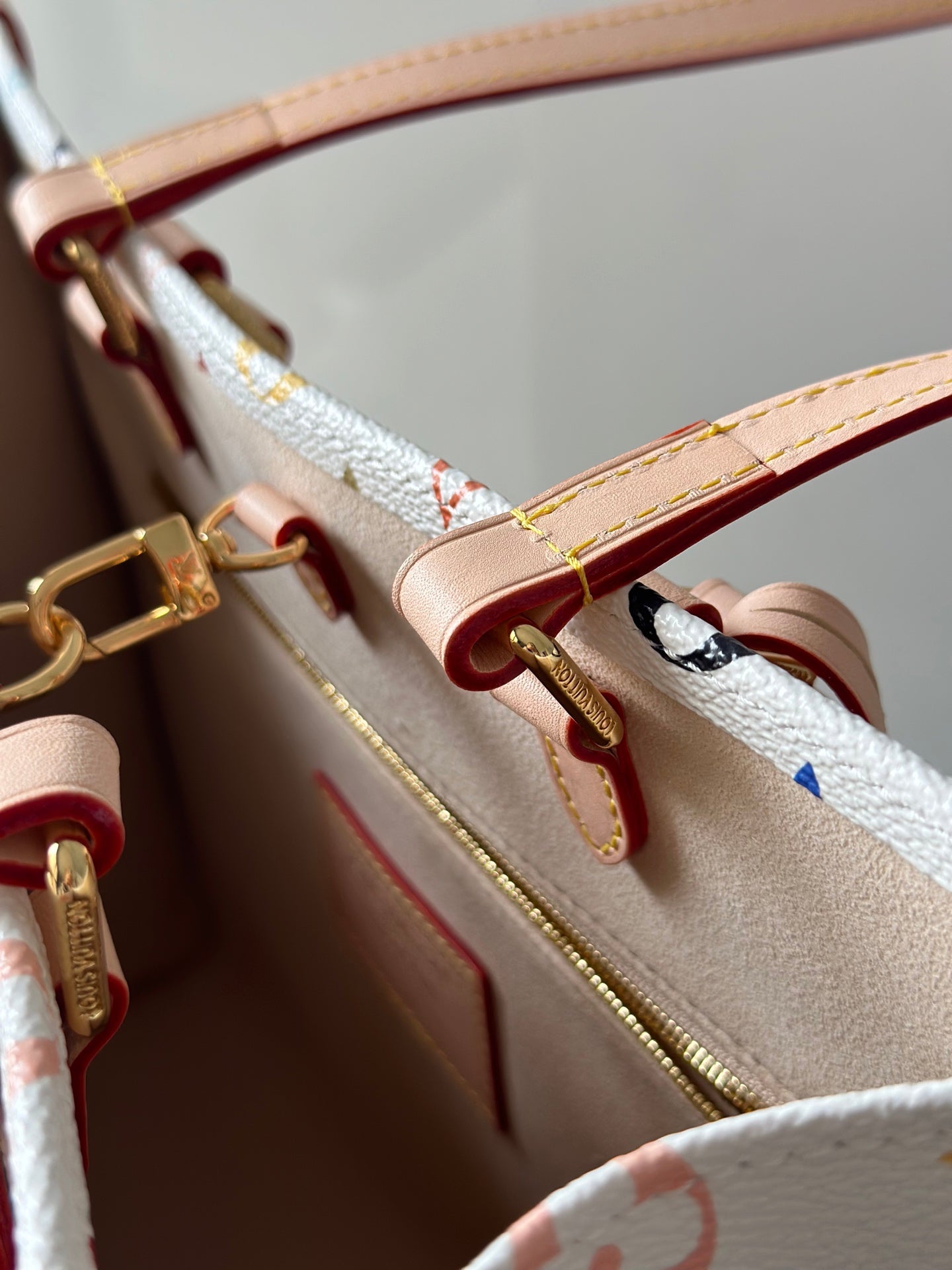 OnTheGo MM Multicolor Monogram Canvas Tote Bag