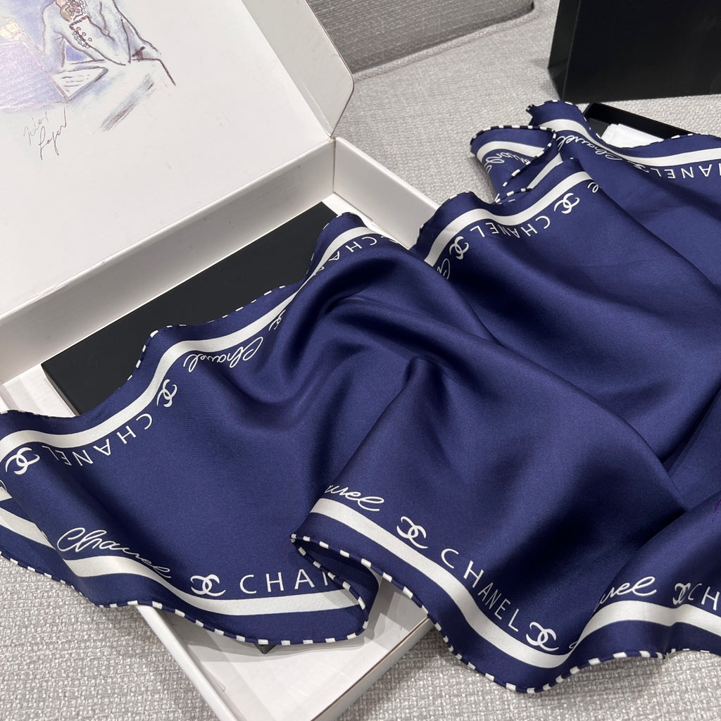 Silk Scarf – Geometric Coco Design