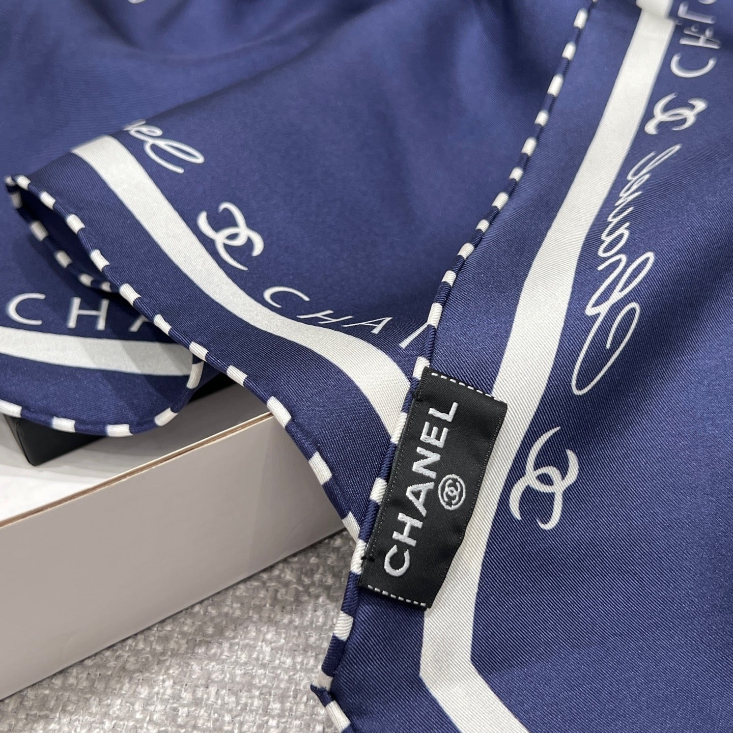 Silk Scarf – Geometric Coco Design