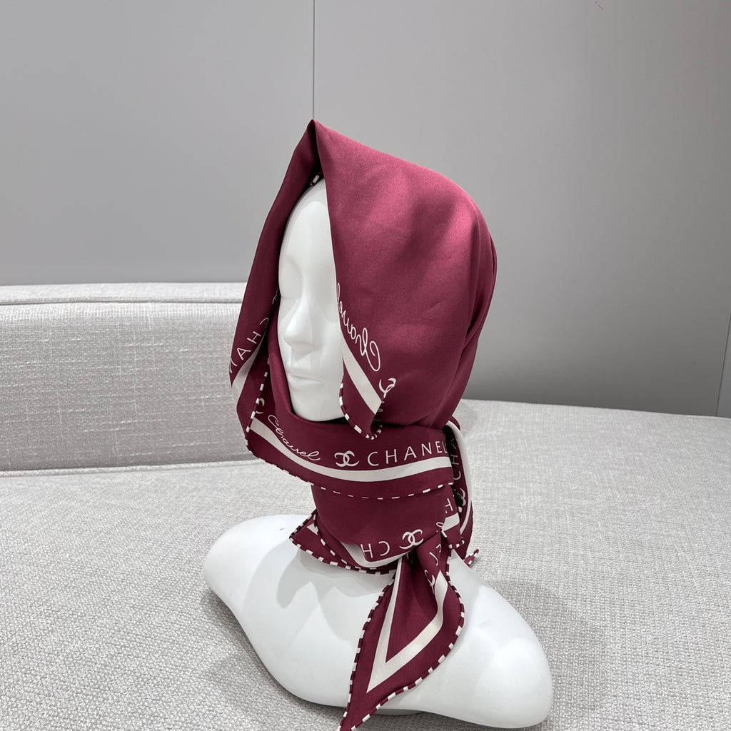 Silk Scarf – Geometric Coco Design