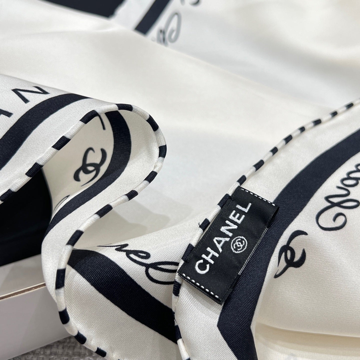 Silk Scarf – Geometric Coco Design