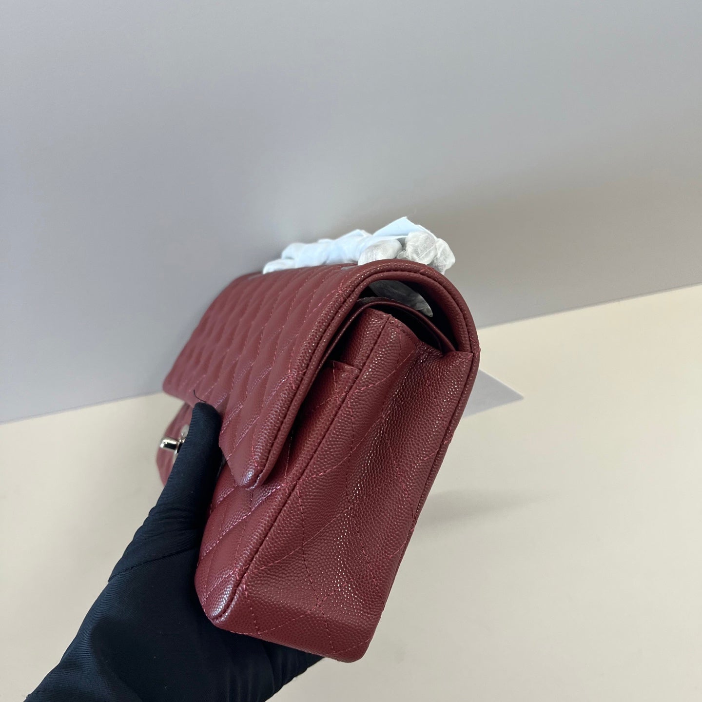 2.55 Medium Caviar Leather Flap Bag