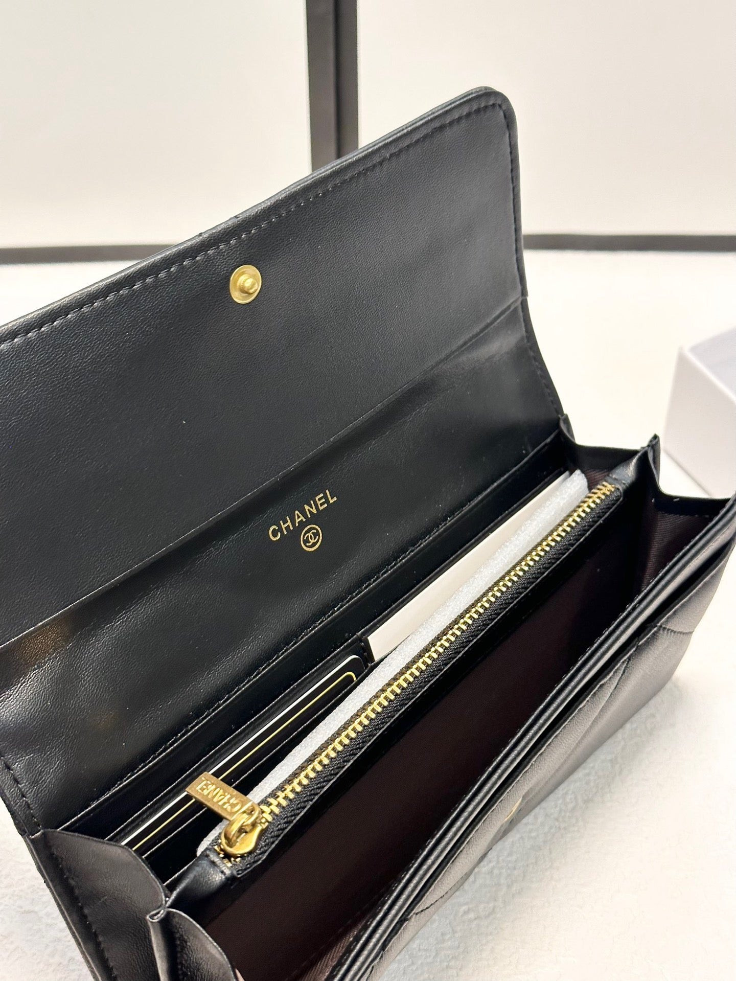 Quilted Leather Wallet