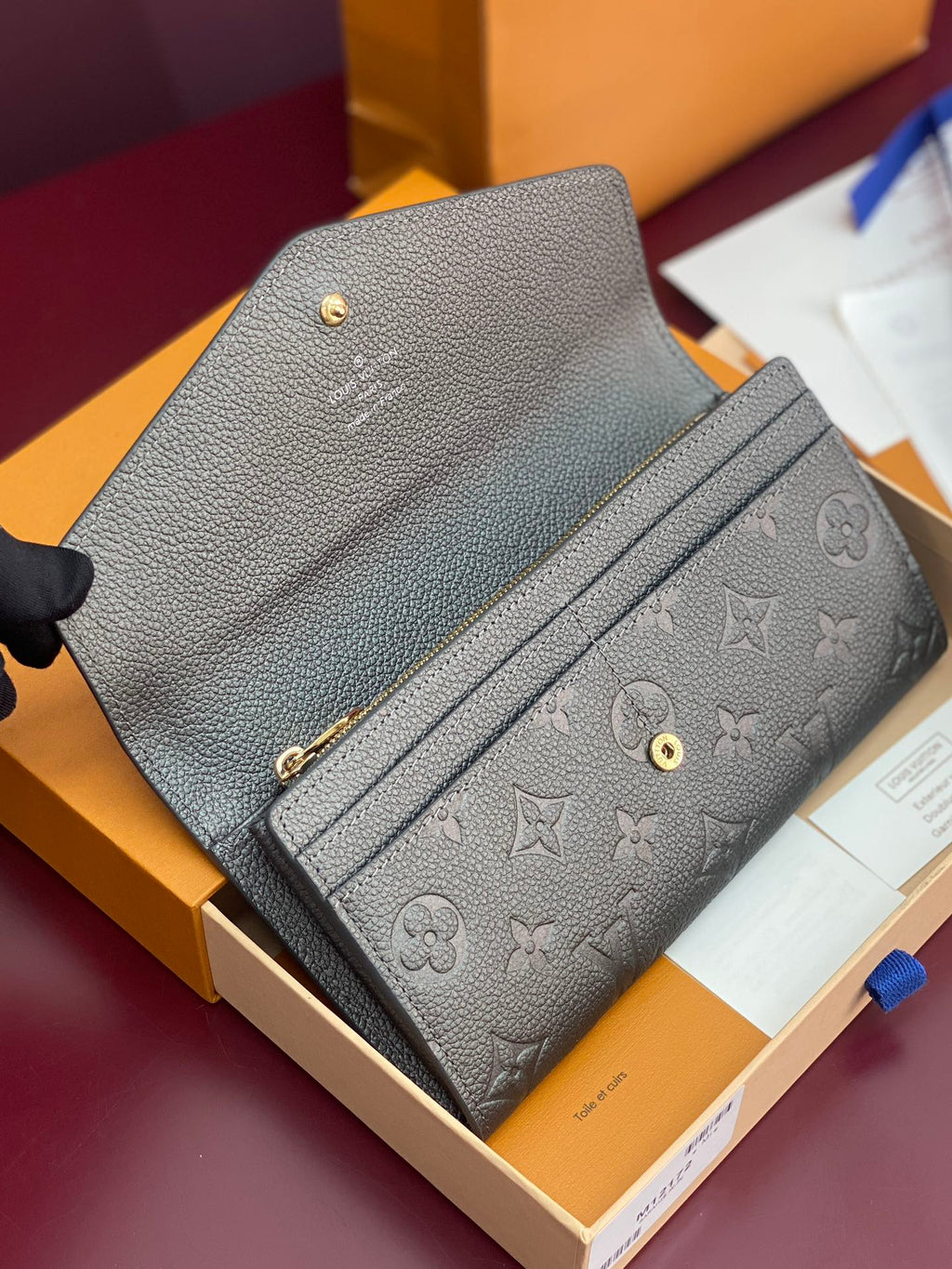 Sarah Wallet – Monogram Empreinte Leather