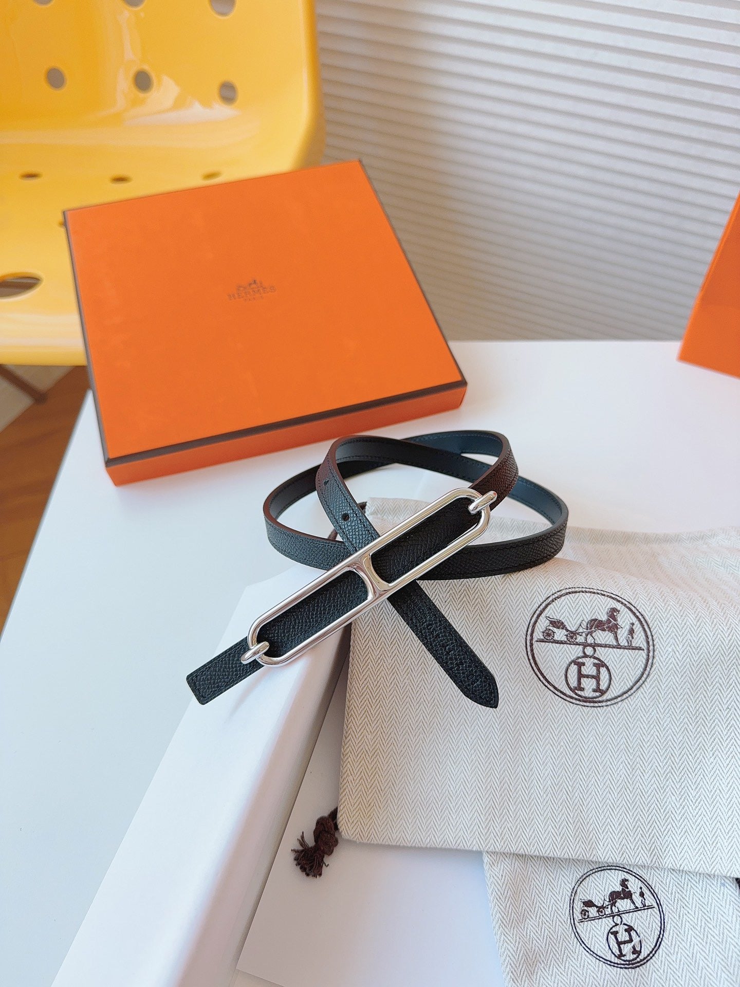 Roulis Belt Buckle  Leather Strap 13 mm