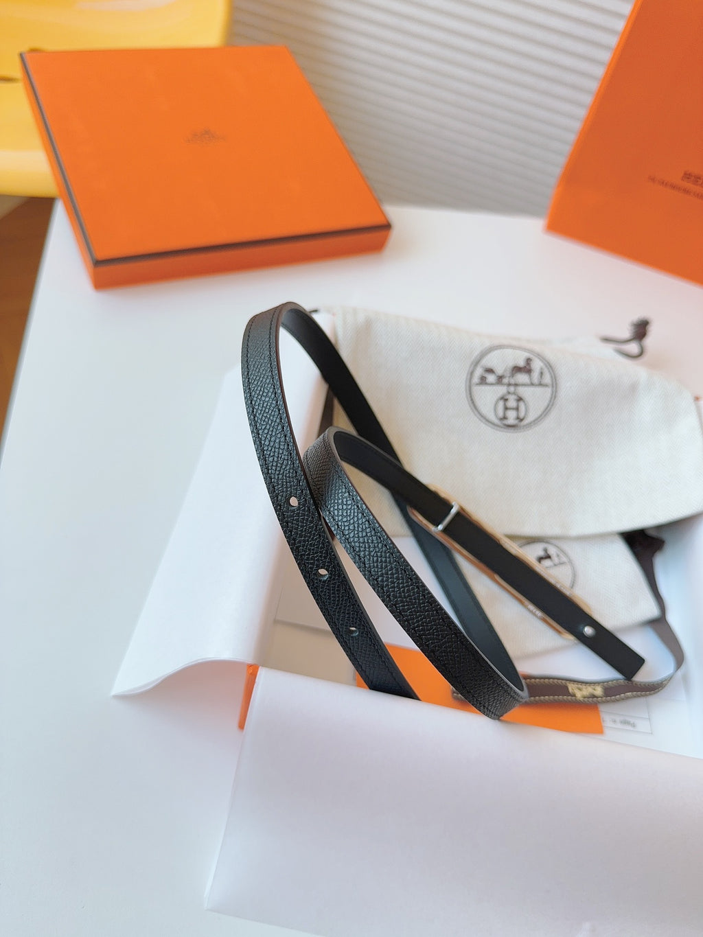 Roulis Belt Buckle  Leather Strap 13 mm