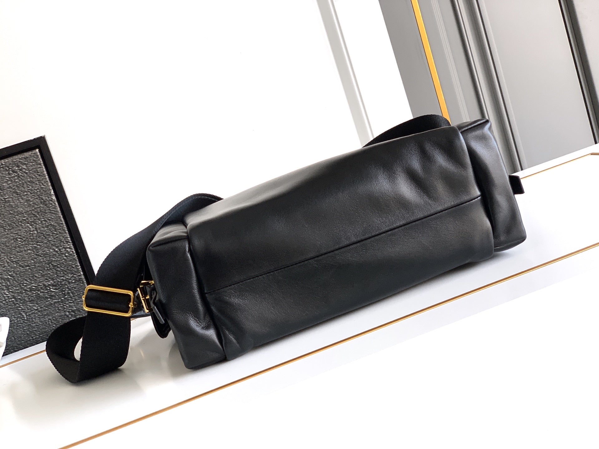 Explorer Lambskin Leather Top Handle Bag