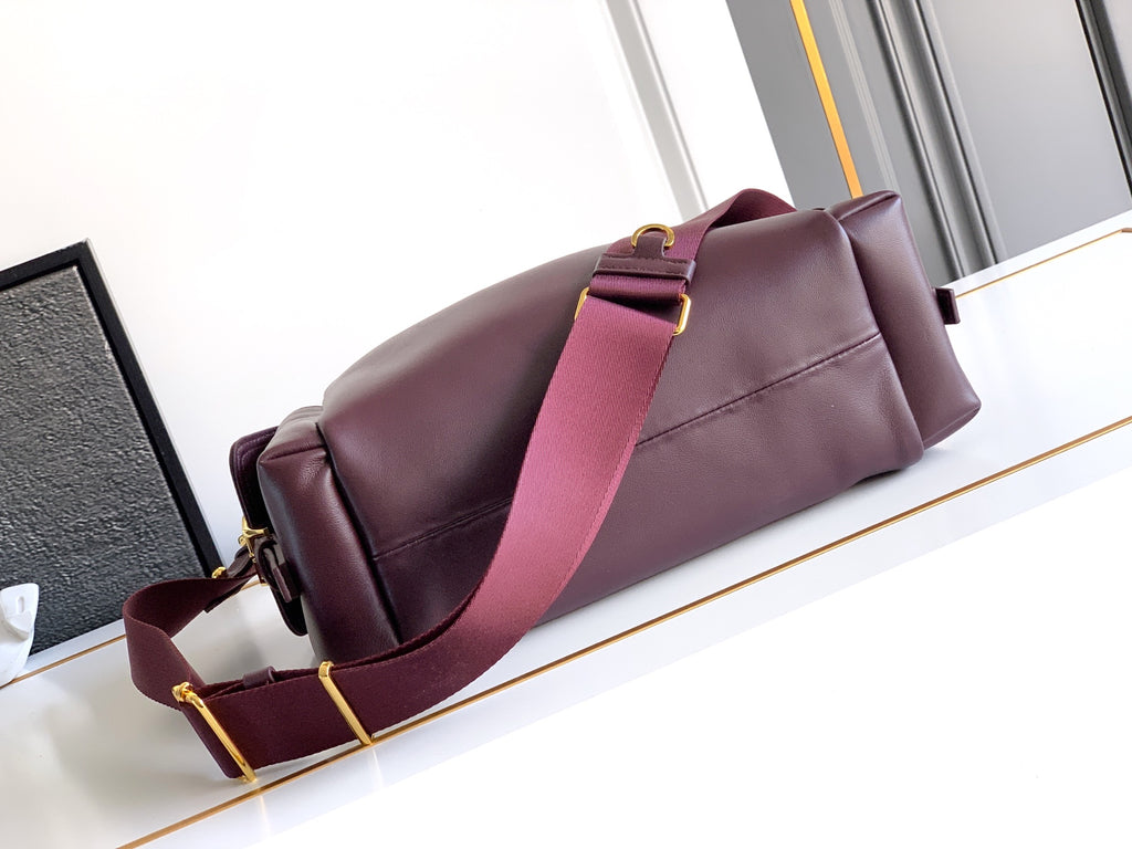 Explorer Lambskin Leather Top Handle Bag