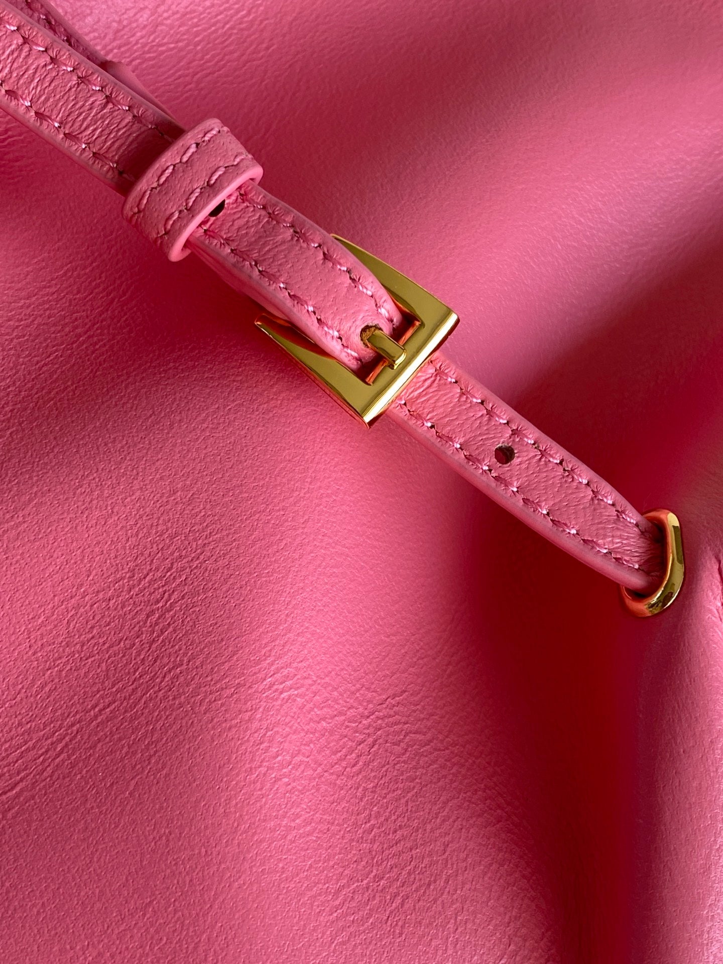 Soft Lambskin Leather Cloud Shoulder Bag