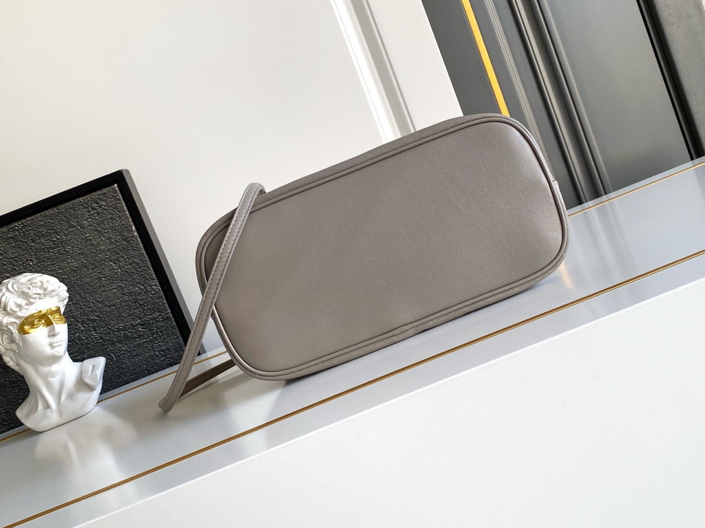 Soft Lambskin Leather Cloud Shoulder Bag