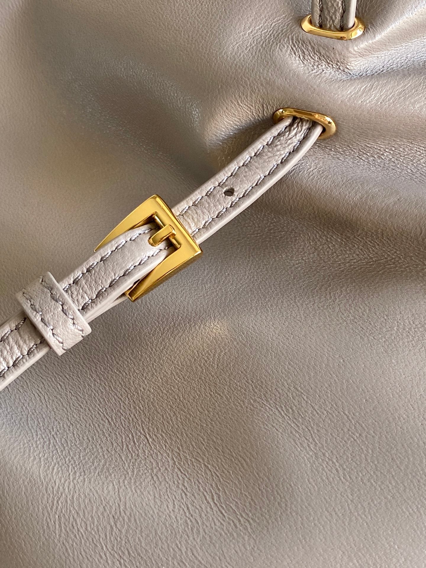 Soft Lambskin Leather Cloud Shoulder Bag