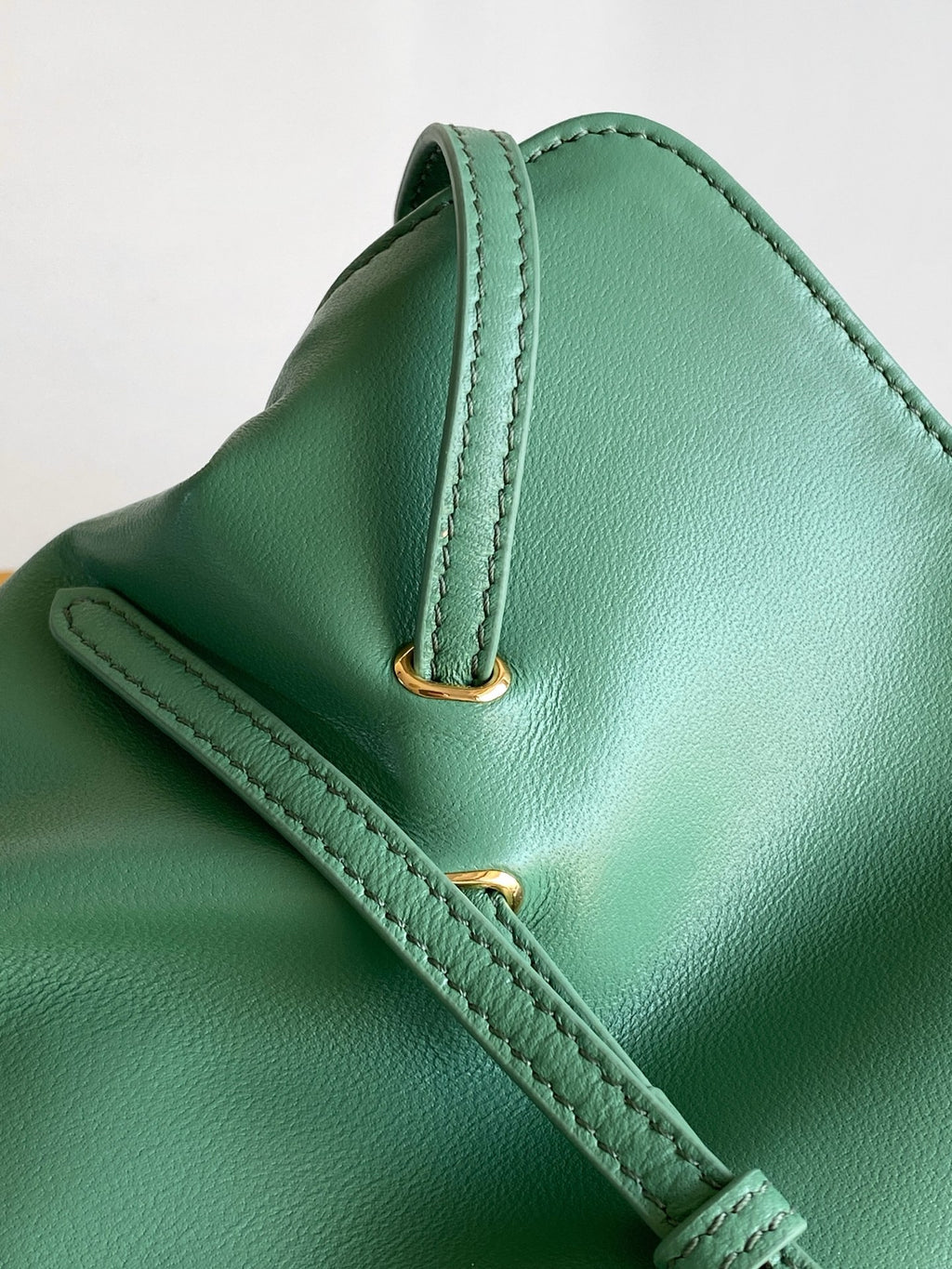 Soft Lambskin Leather Cloud Shoulder Bag