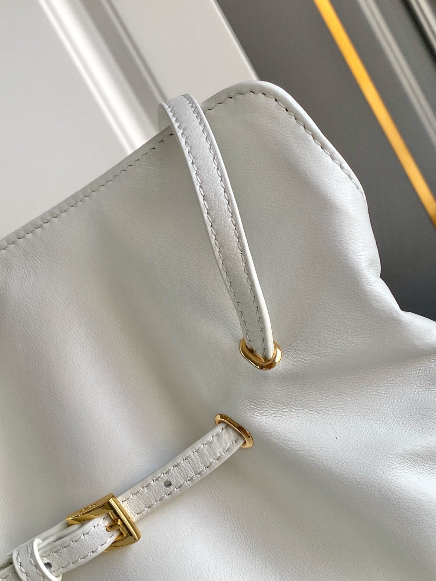 Soft Lambskin Leather Cloud Shoulder Bag
