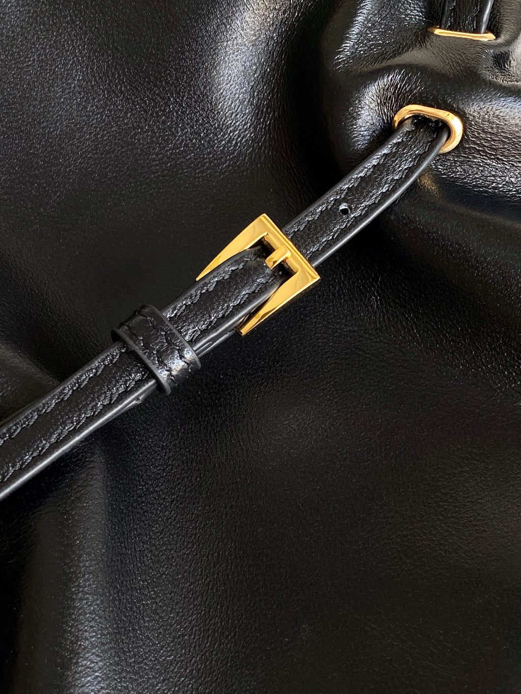 Soft Lambskin Leather Cloud Shoulder Bag